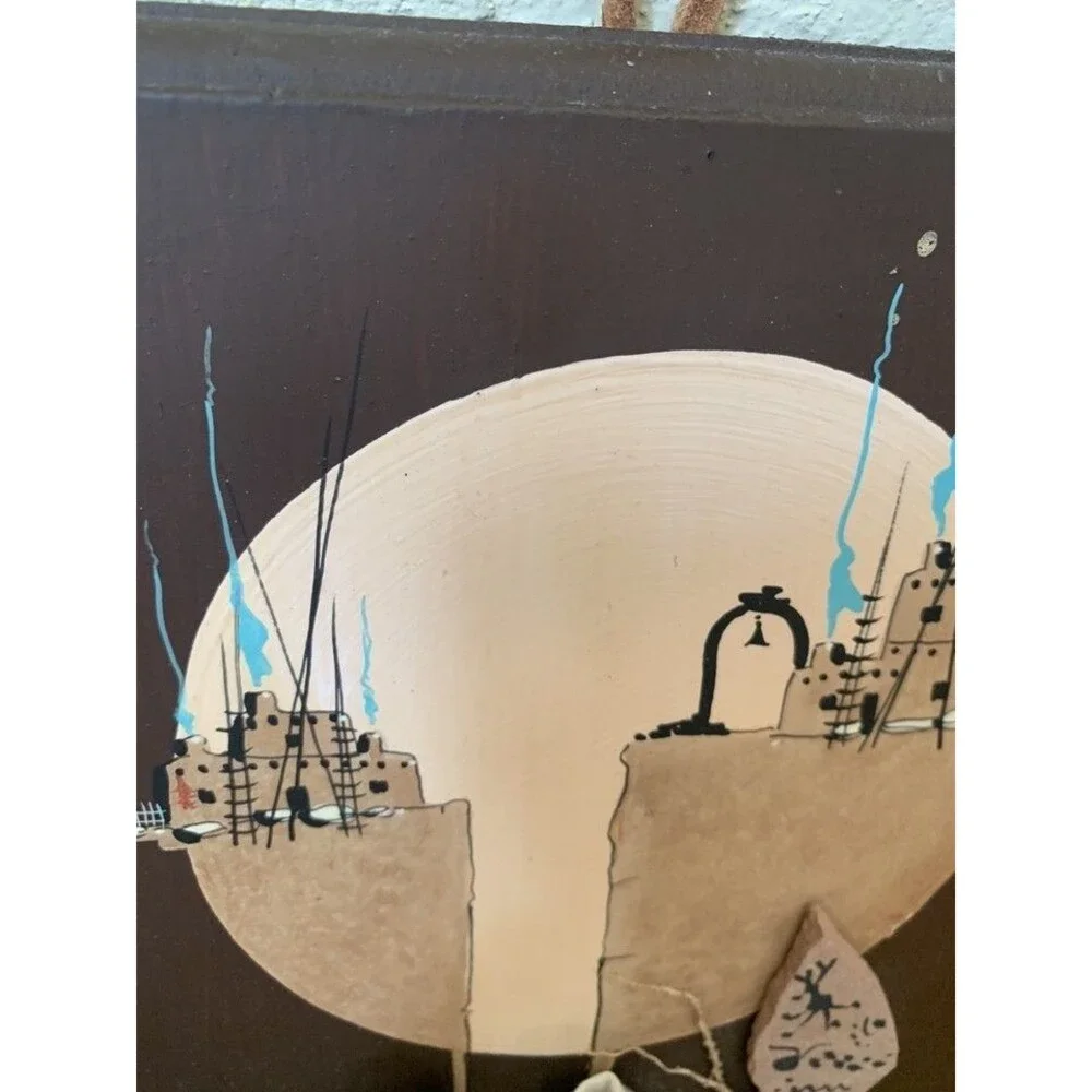 Rich Miller 3D Southwest Wall Hanging Art – Pueblo Pottery Desert Arizona